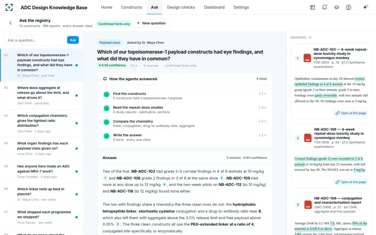 ADC Design Knowledge Base — Ask the registry