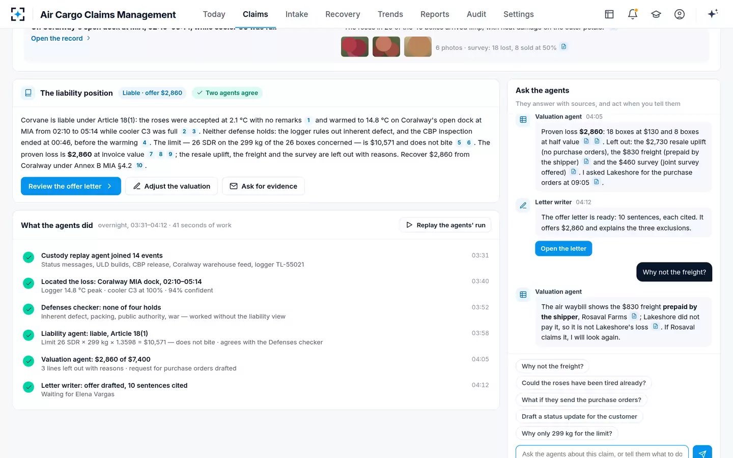 Air Cargo Claims Management — Ask the agents