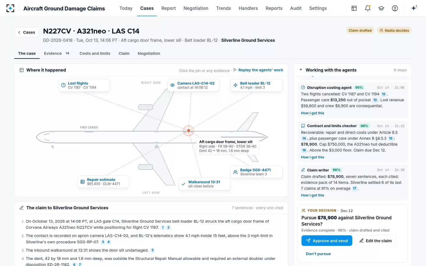 Aircraft Ground Damage Claims — The case on the aircraft
