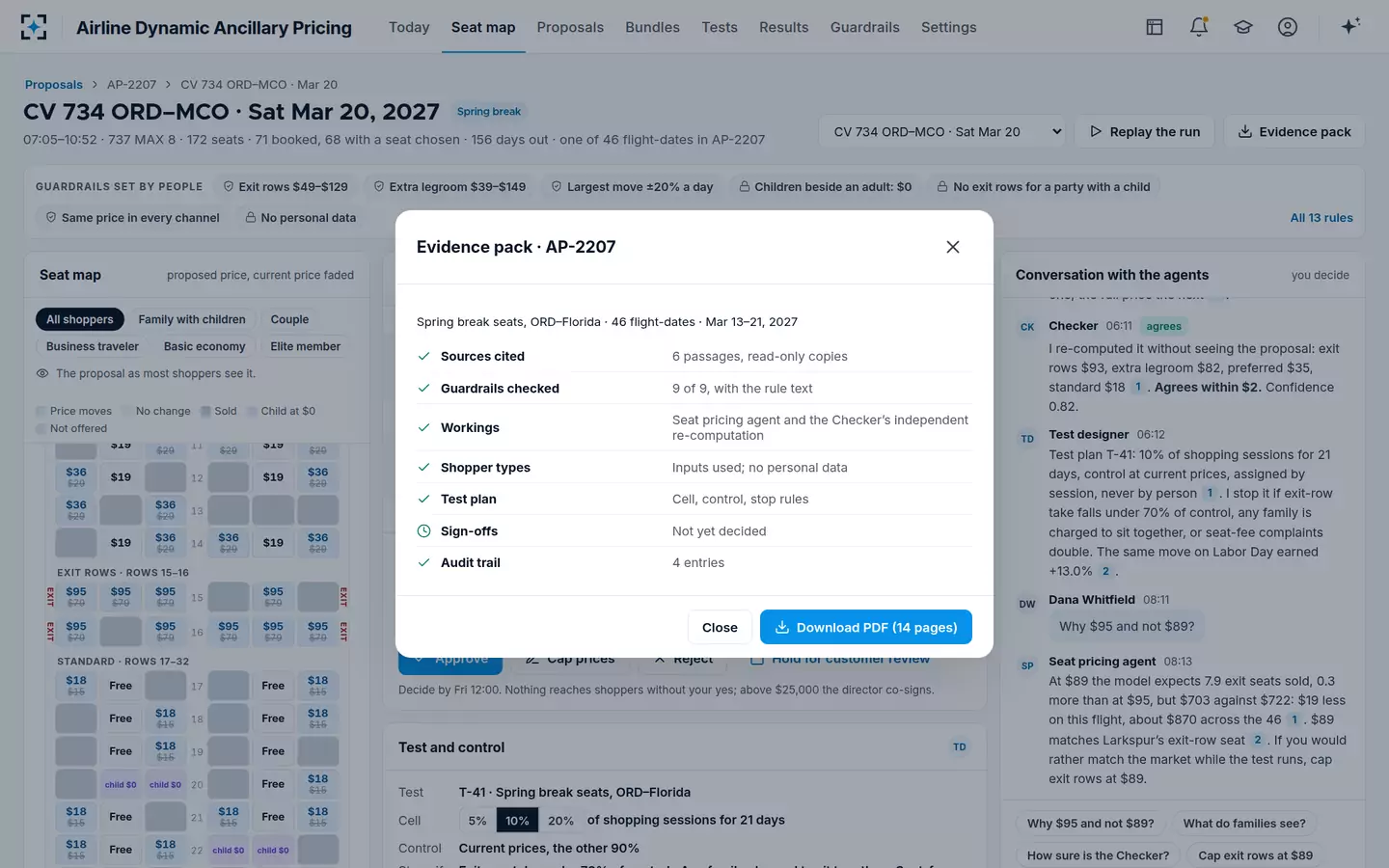 Airline Dynamic Ancillary Pricing — The evidence pack