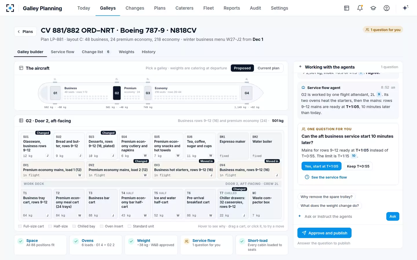 Galley Planning — The galley builder