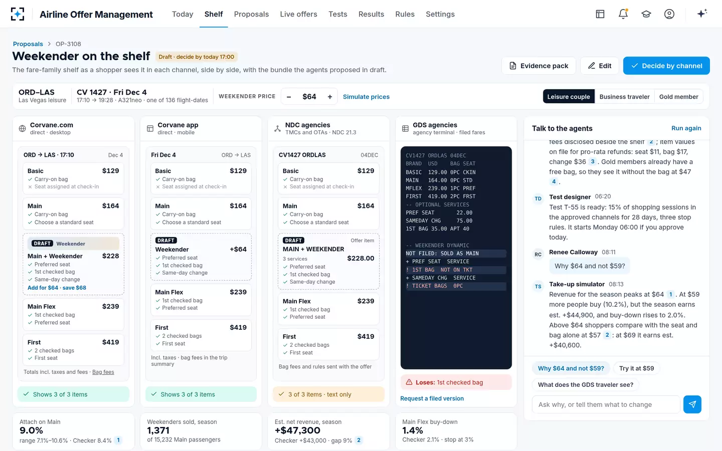 Airline Offer Management — Ask why, with sources