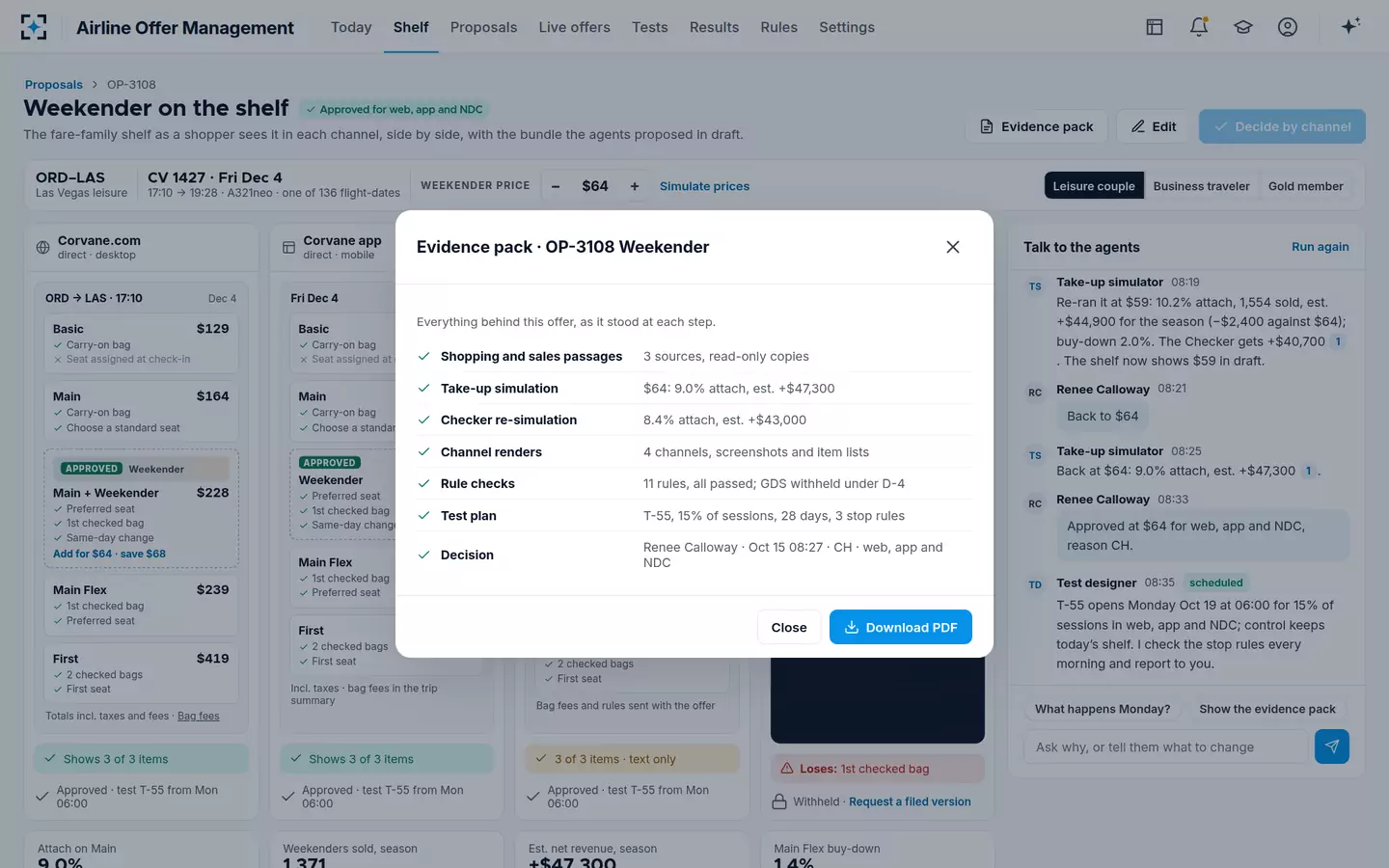 Airline Offer Management — The evidence pack