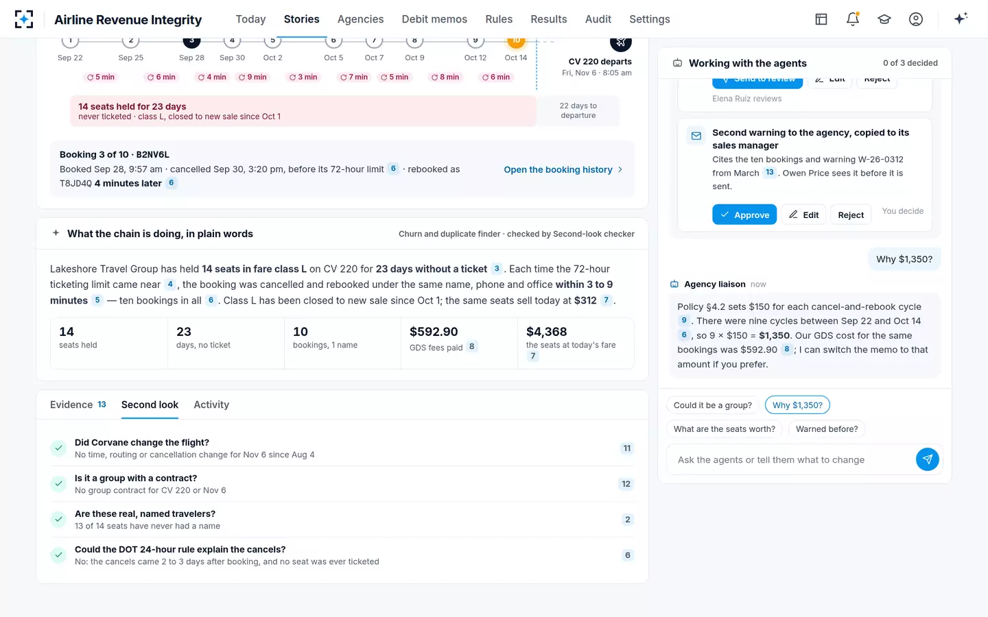 Airline Revenue Integrity — Working with the agents