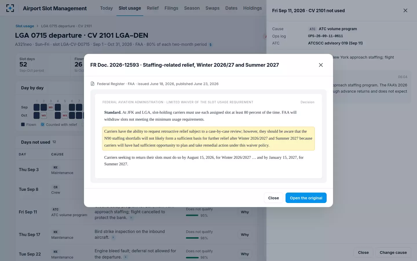 Airport Slot Management — The cited source
