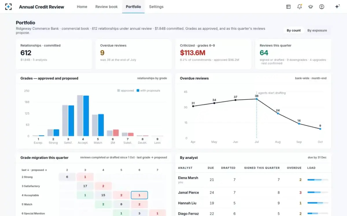 Annual Credit Review — Portfolio