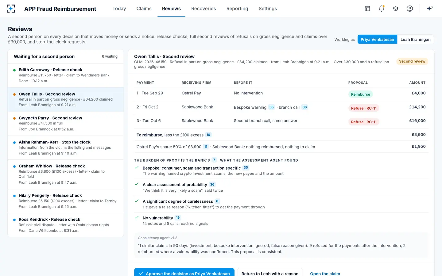 APP Fraud Reimbursement — A second review of a refusal