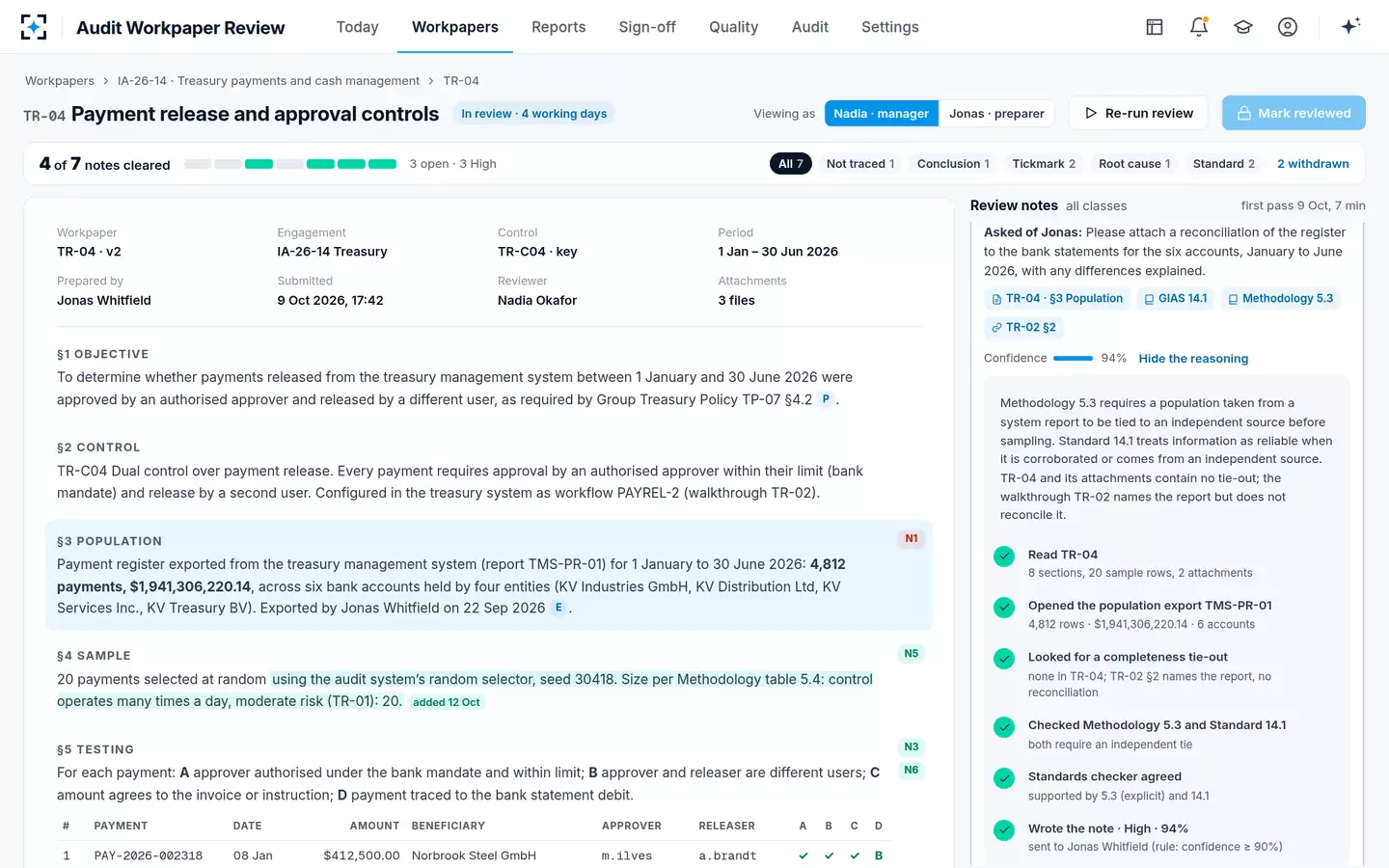 Audit Workpaper Review — How the agent got here