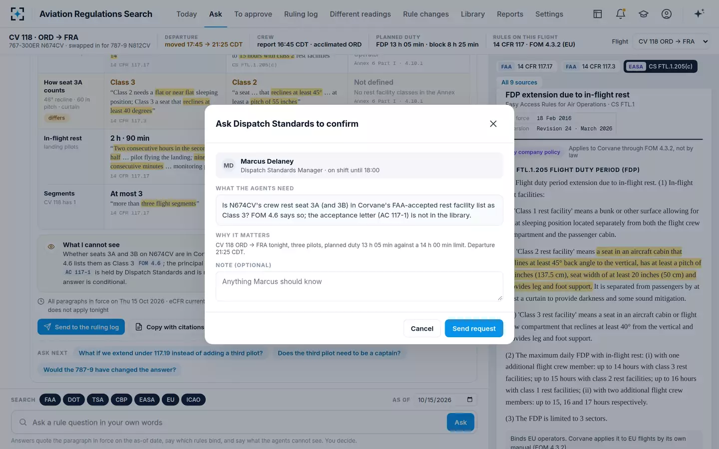 Aviation Regulations Search — What the agents cannot see