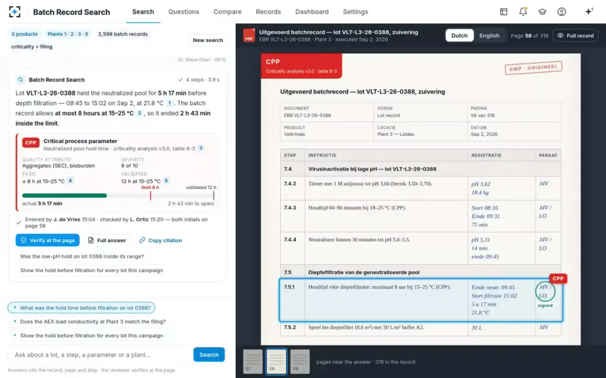 Batch Record Search — The answer and its criticality