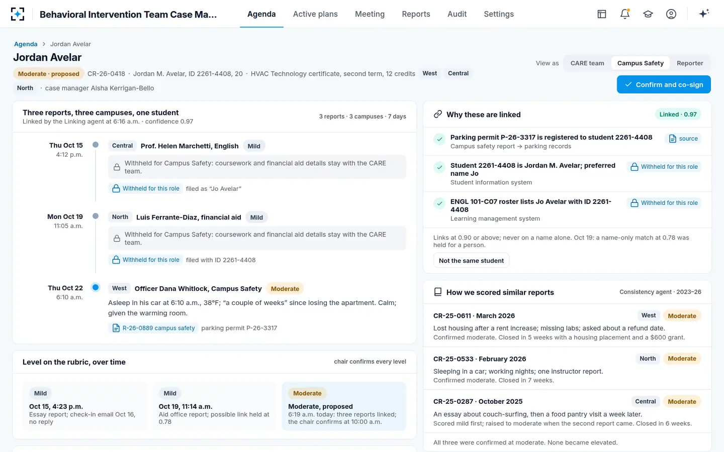 Behavioral Intervention Team Case Management — What Campus Safety sees, and what it does not