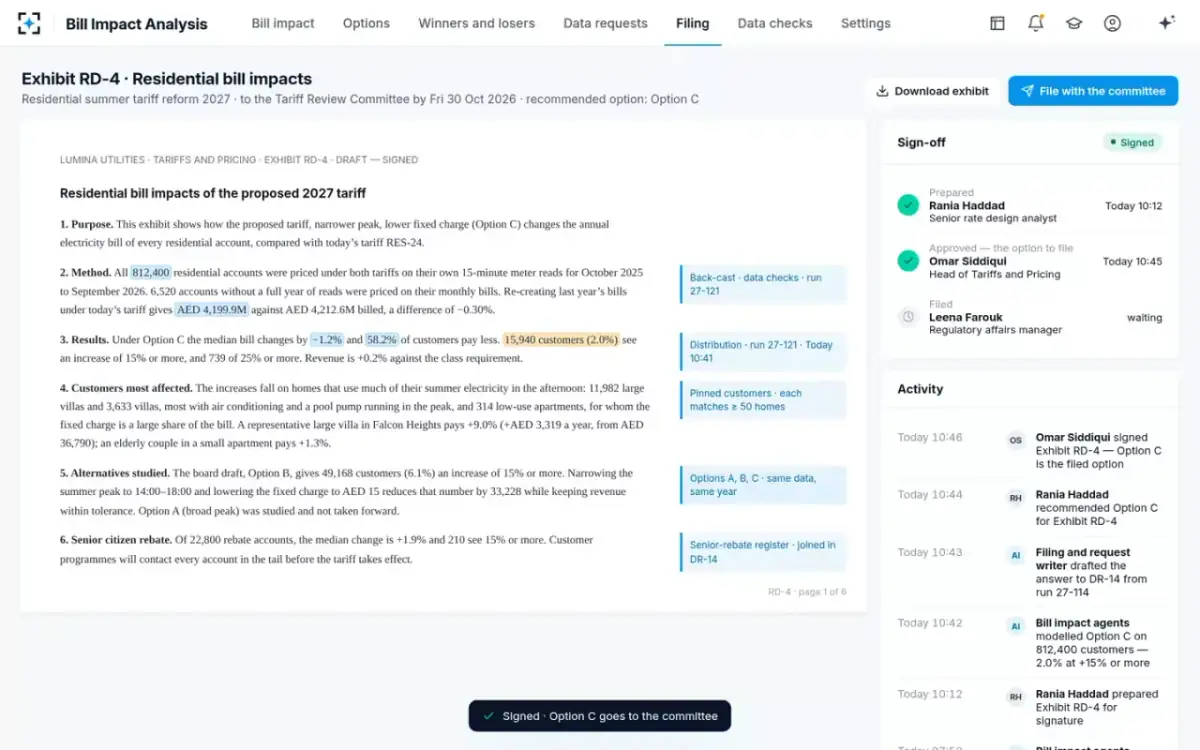 Bill Impact Analysis — Signed, ready to file