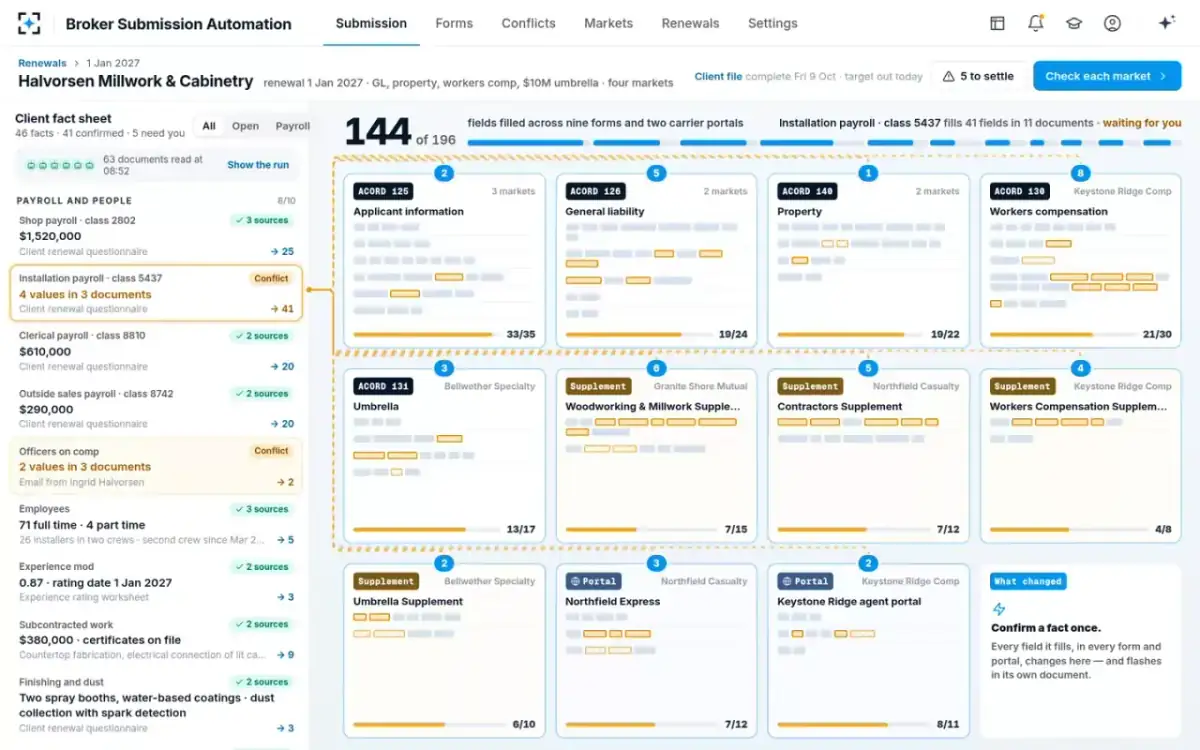 Broker Submission Automation — The submission