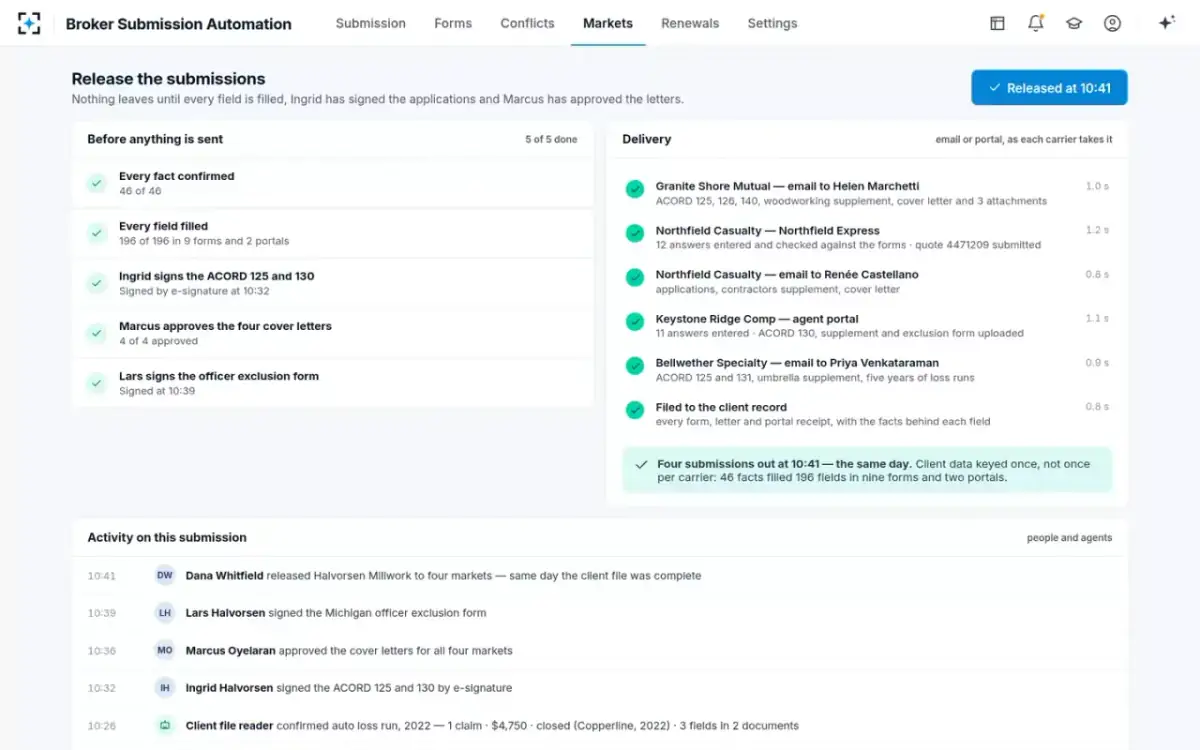 Broker Submission Automation — Released