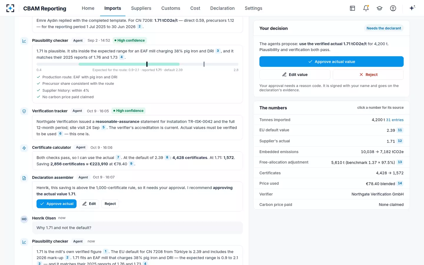 CBAM Reporting — Ask why