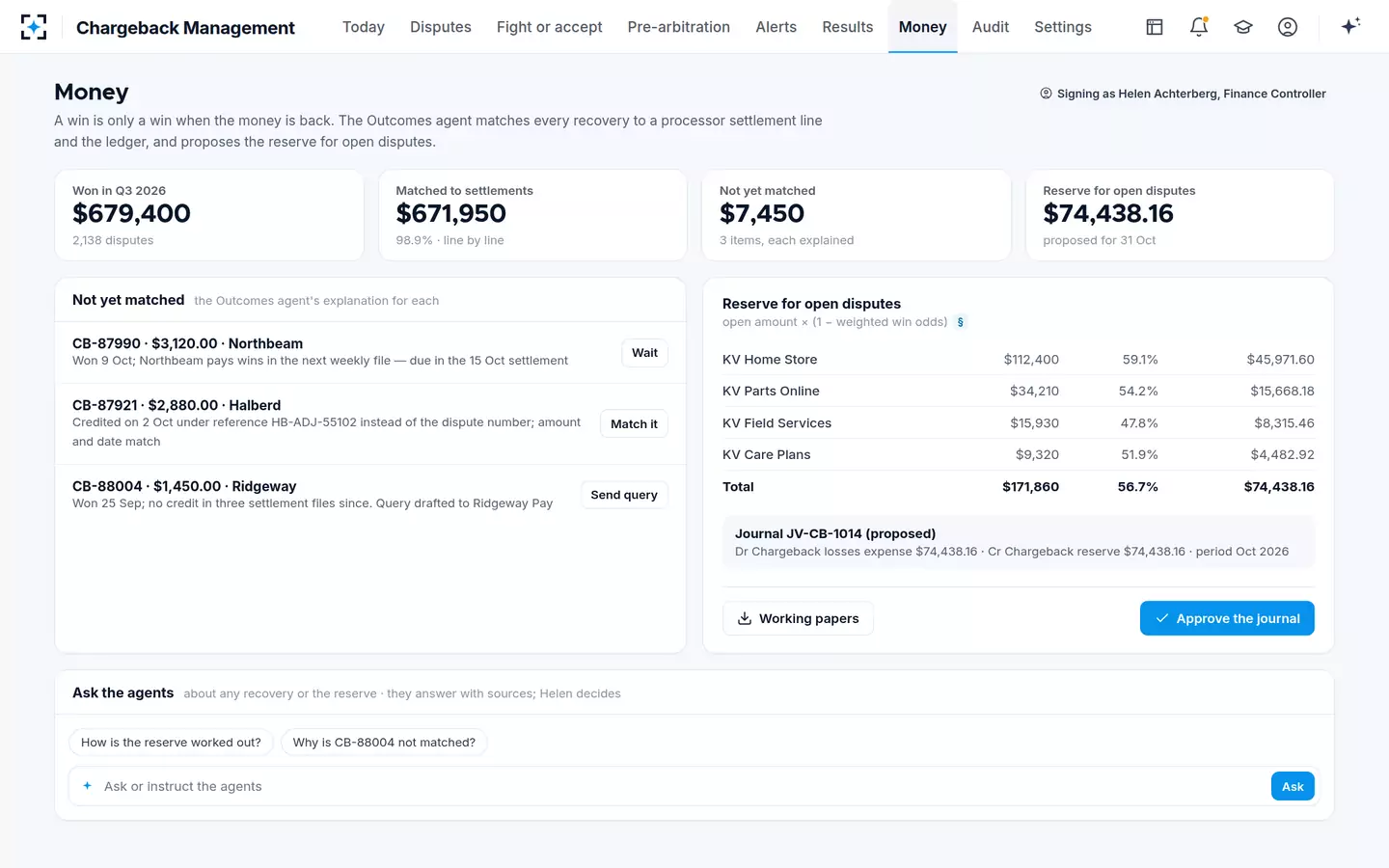 Chargeback Management — Money