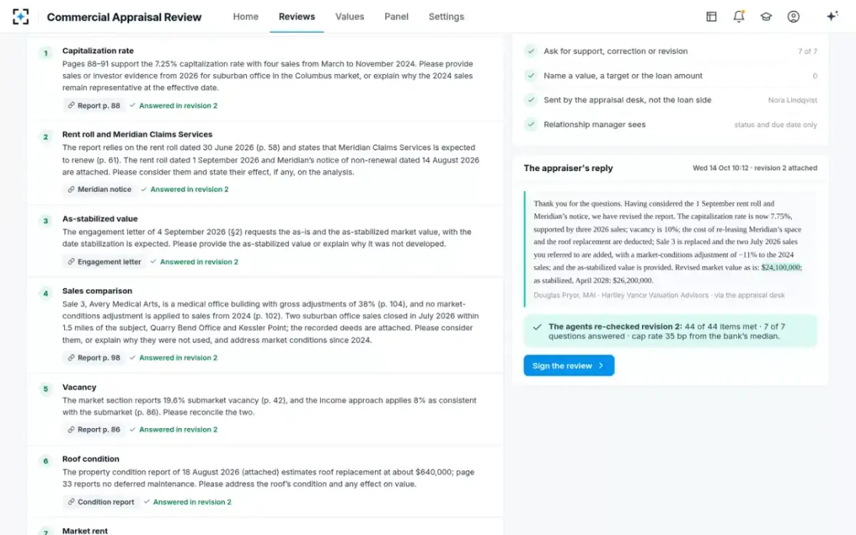 Commercial Appraisal Review — The appraiser’s reply