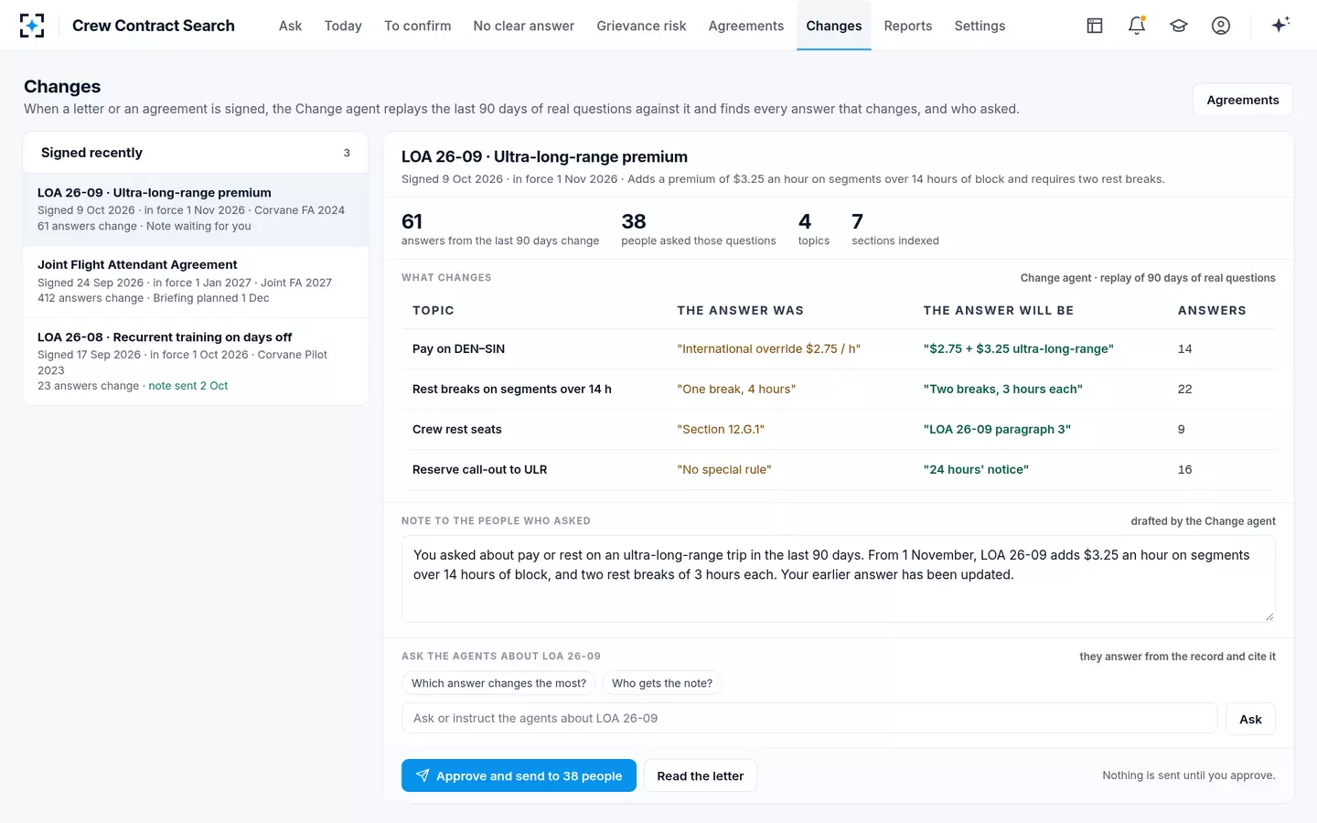 Crew Contract Search — What a new letter changes