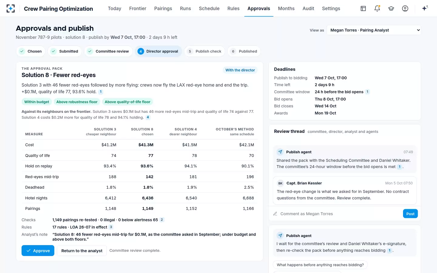 Crew Pairing Optimization — The approval pack