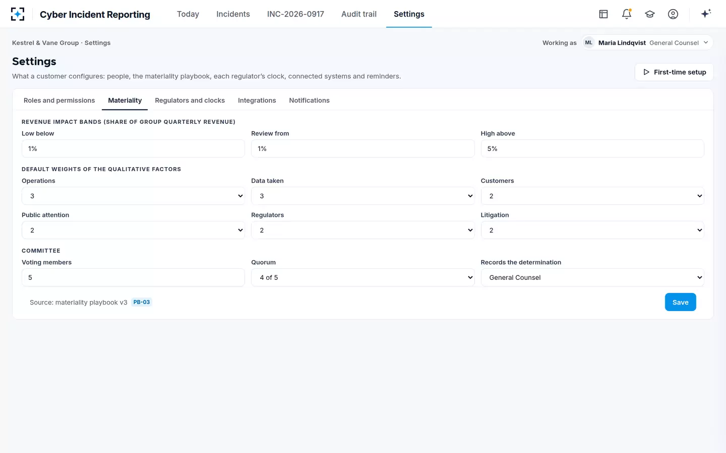 Cyber Incident Reporting — Your materiality playbook