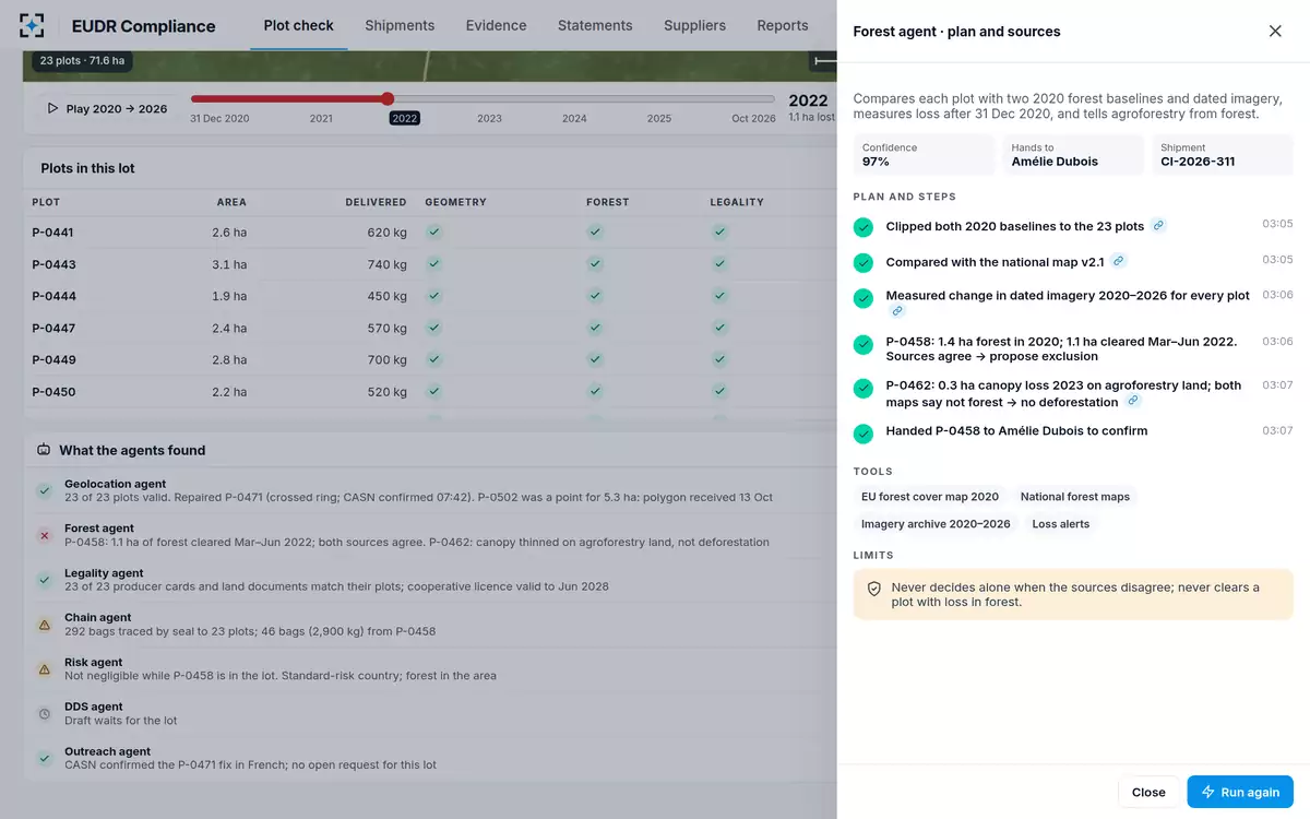 EUDR Compliance — An agent's plan and sources