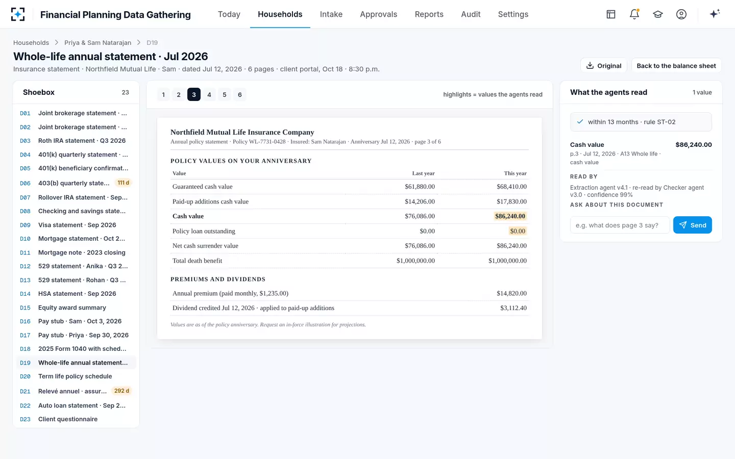 Financial Planning Data Gathering — A source page