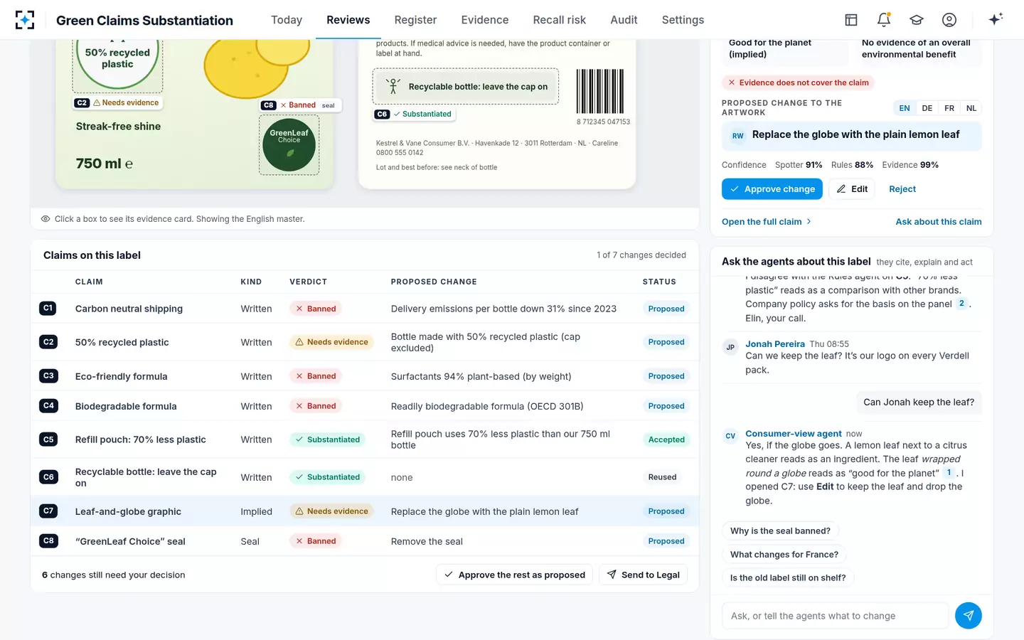 Green Claims Substantiation — The conversation on the label