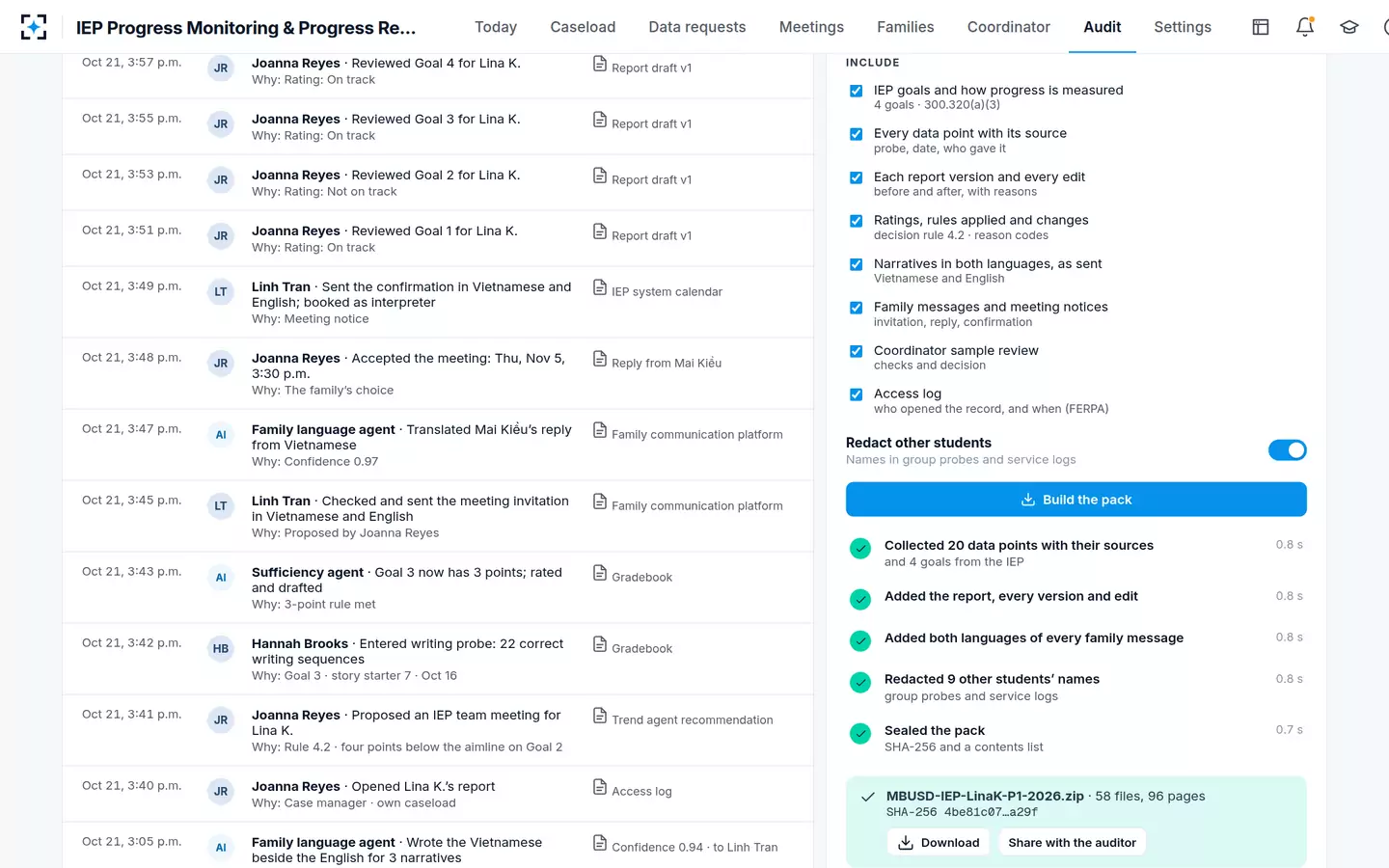 IEP Progress Monitoring & Progress Reports — The records pack for a complaint or a hearing