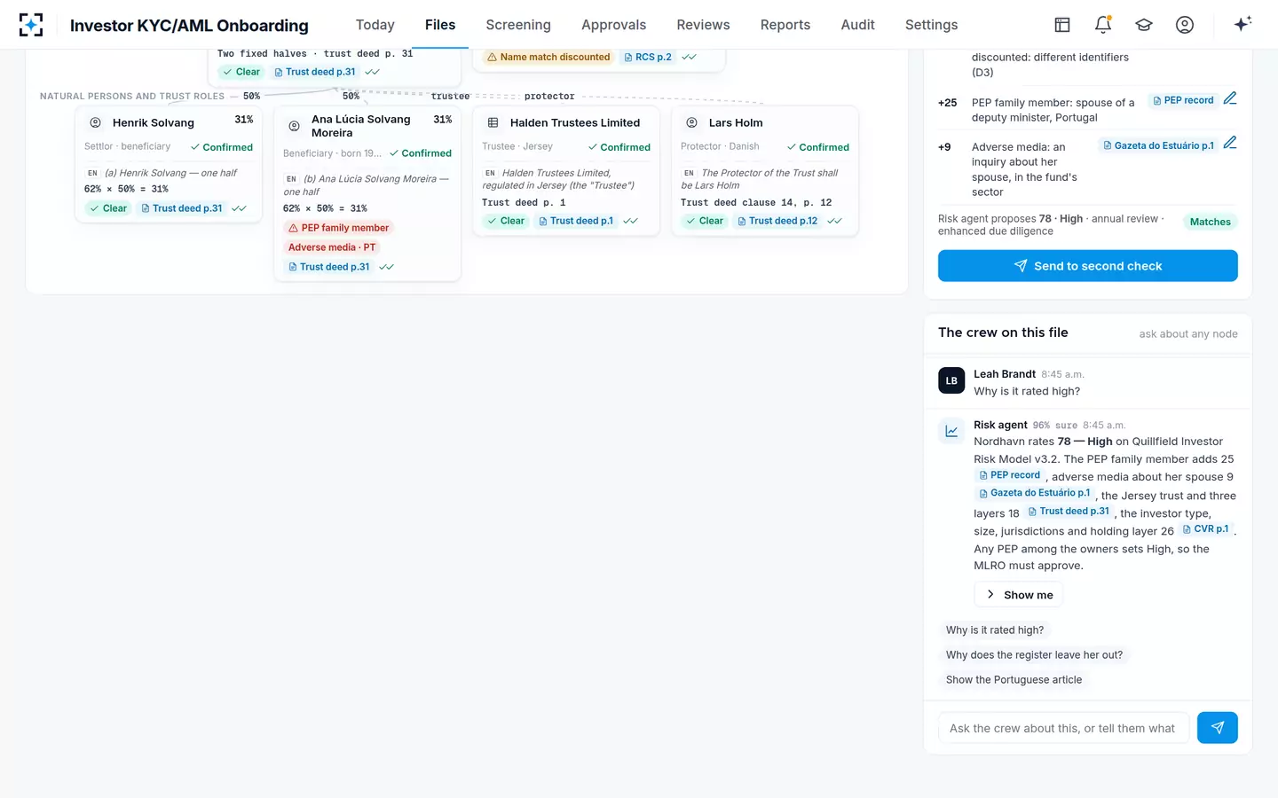 Investor KYC/AML Onboarding — Ask the crew