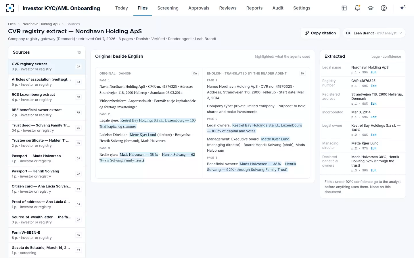 Investor KYC/AML Onboarding — Source reader