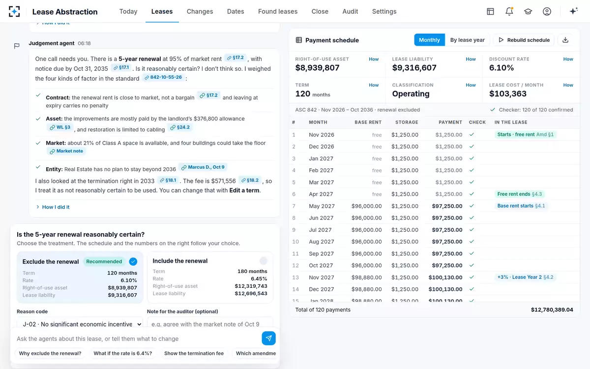 Lease Abstraction — The judgement