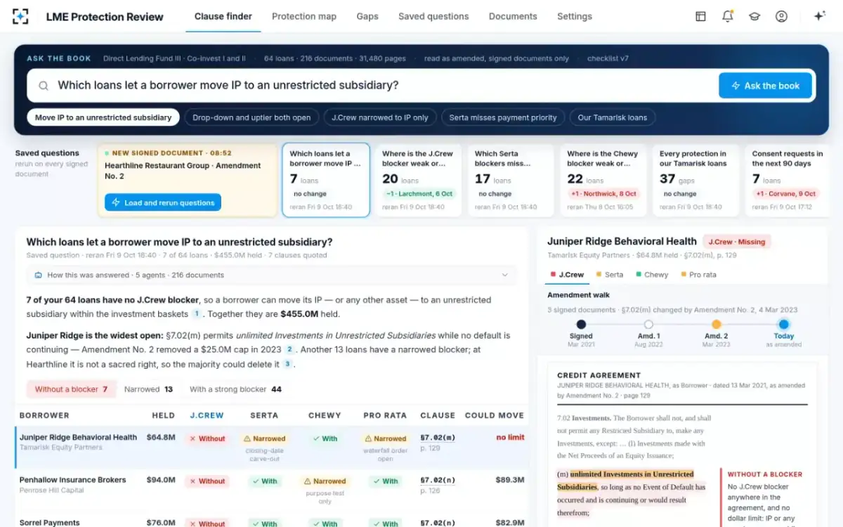 LME Protection Review — The Clause finder