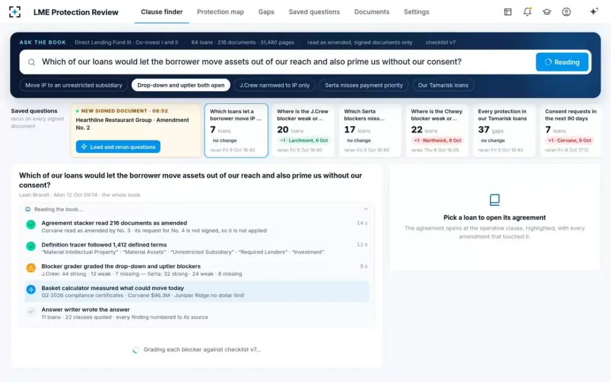 LME Protection Review — Agents at work