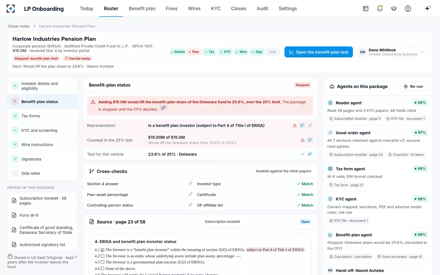 LP Onboarding — An investor’s package