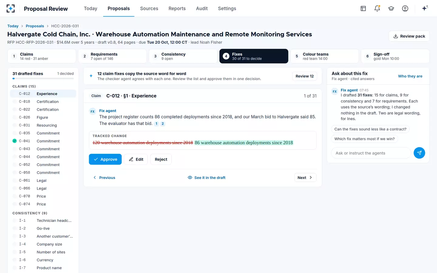 Proposal Review — The guided pass