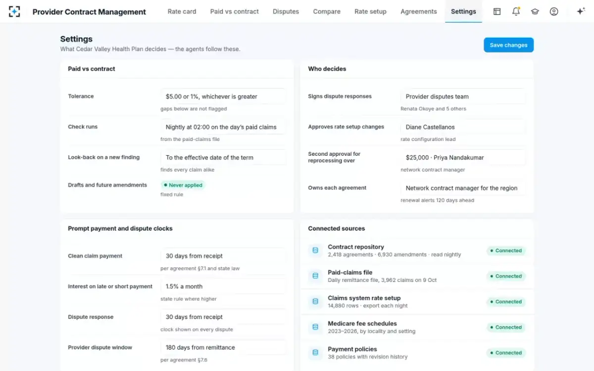 Provider Contract Management — Your plan’s rules
