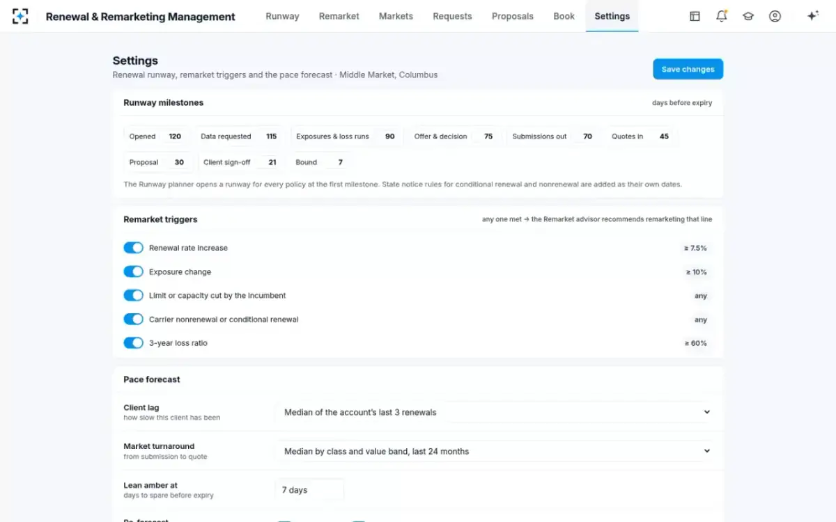Renewal & Remarketing Management — Your renewal rules