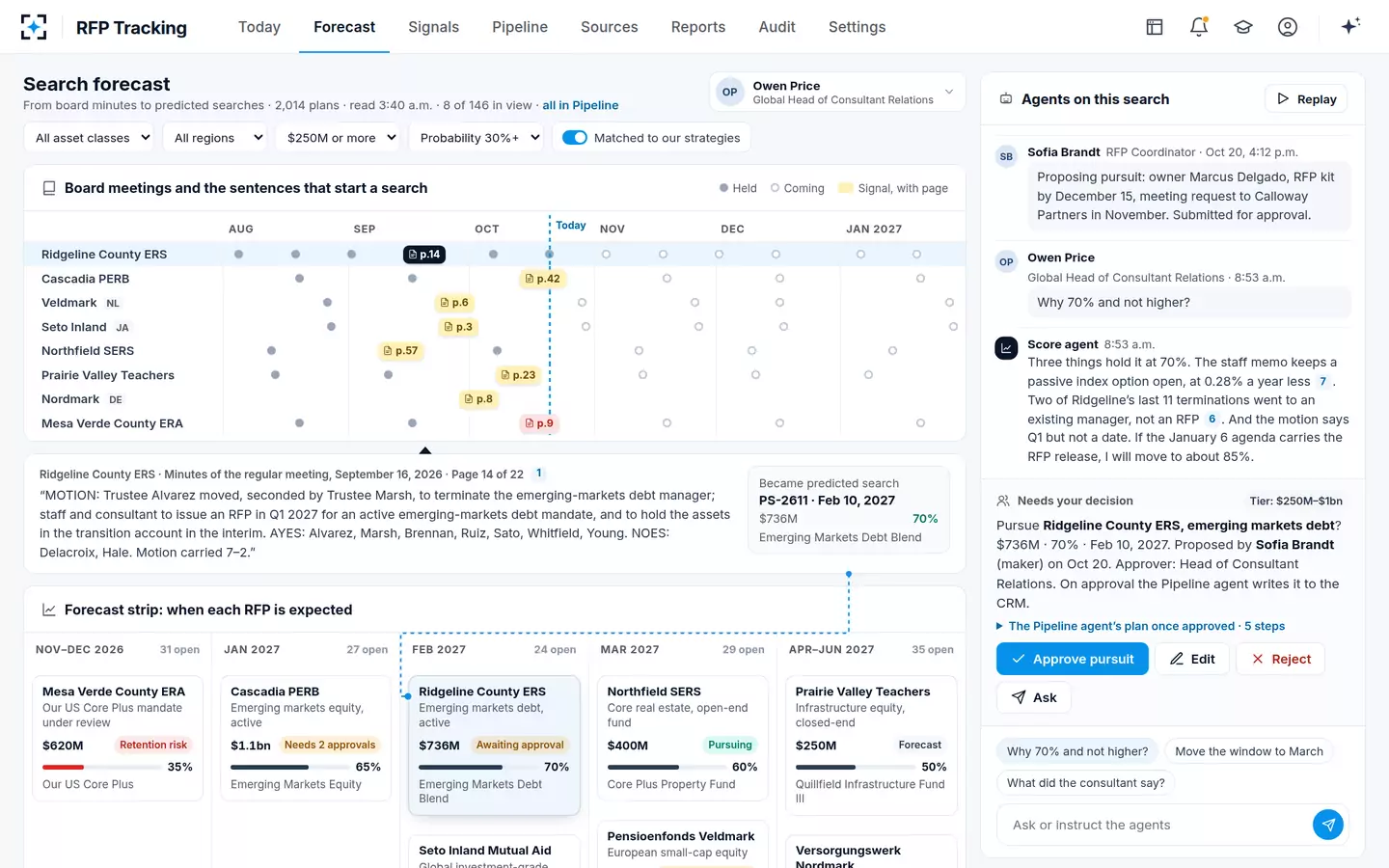 RFP Tracking — Ask why, and get the reasons