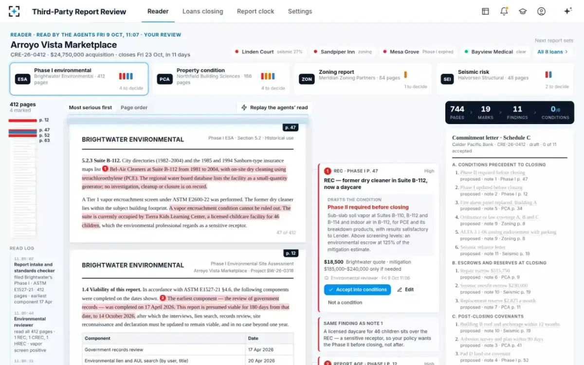 Third-Party Report Review — The reader
