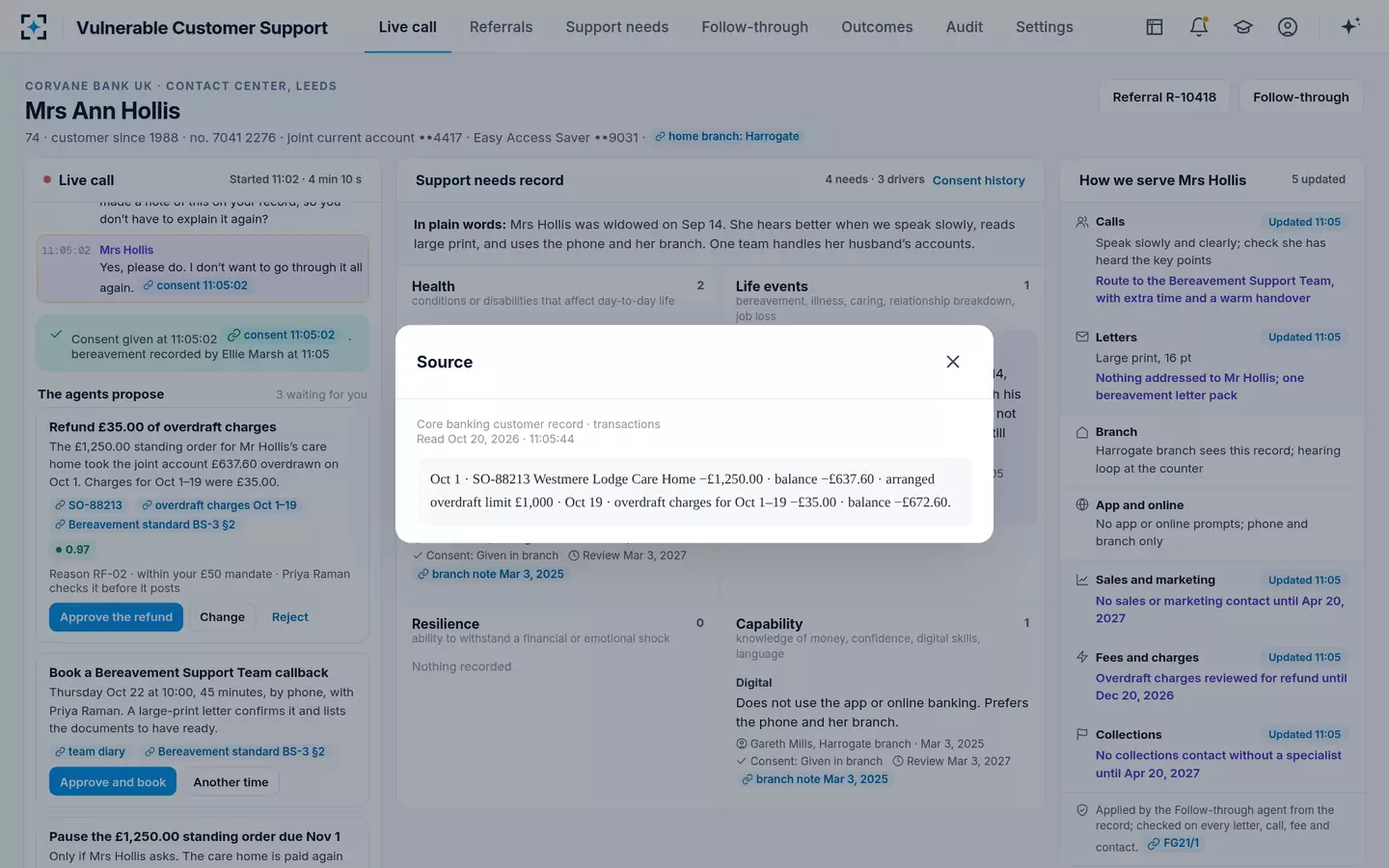 Vulnerable Customer Support — A cited source